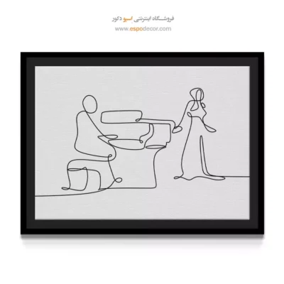 تابلو کنسرت - آکوردهای سرخ – تابلو موسیقی - اسپو دکور