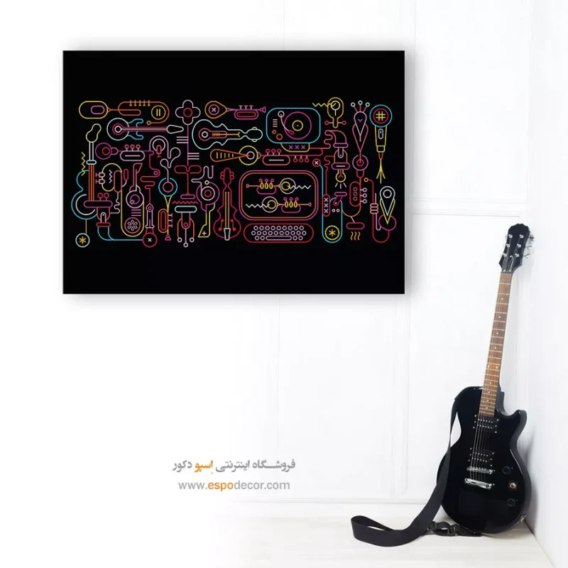 تابلو گرافیکی موسیقی