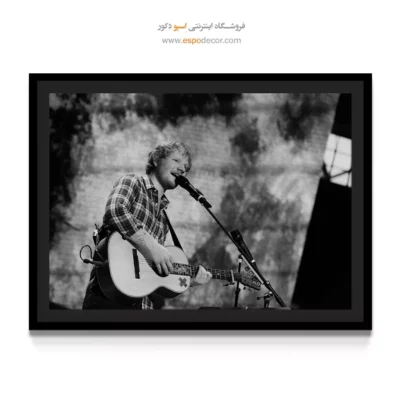خرید تابلو اد شیرون - ملودی‌های گیتی – تابلو موسیقی - اسپو دکور
