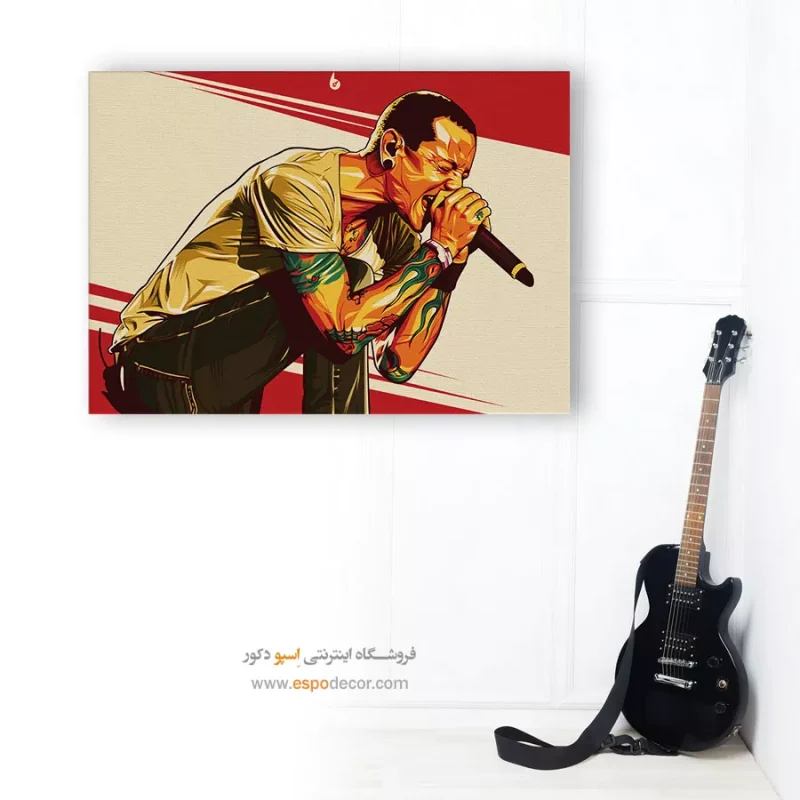 تابلو چهره خواننده لاکچری
