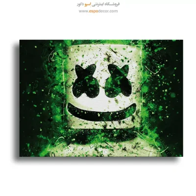 تابلو چهره خواننده با کیفیت