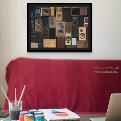 تابلو مدرن موزیک - سمفونی بهار – تابلو موسیقی - اسپو دکور