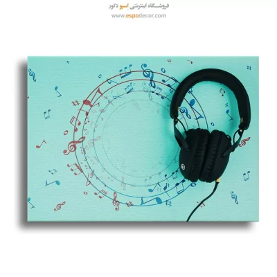 تابلو با طرح موسیقی