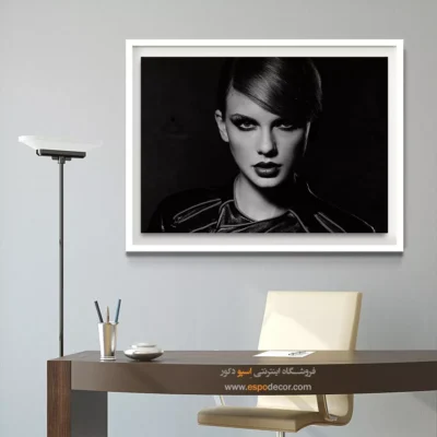 تابلو خواننده معروف مدرن - ملودی‌های ستاره – تابلو موسیقی - اسپو دکور