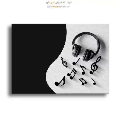 تابلو مینیمال نت موسیقی