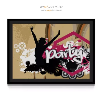 تابلوی تزئینی موسیقی - سمفونی برف – تابلو موسیقی - اسپو دکور