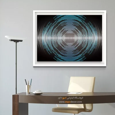 تابلو هنری برای اتاق موسیقی - نوای سپیدهدم – تابلو موسیقی - اسپو دکور