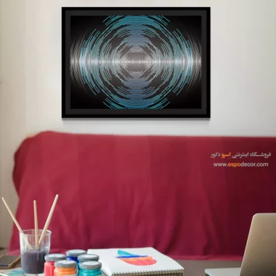 تابلو هنری برای اتاق موسیقی - نوای سپیدهدم – تابلو موسیقی - اسپو دکور