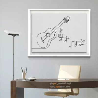 تابلو دکوراتیو موسیقی - نغمه‌های طلوع – تابلو موسیقی - اسپو دکور
