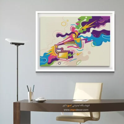 تابلو دیواری موسیقی - صدای صبح – تابلو موسیقی - اسپو دکور