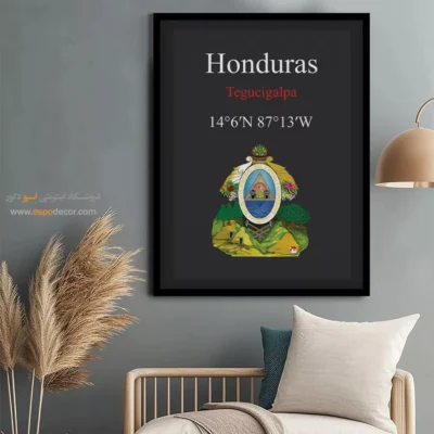 تابلو نماد های کشورهای جهان - اسپو دکور