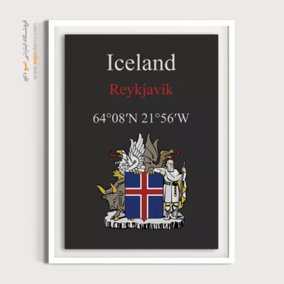 تابلو نماد های کشورهای جهان - اسپو دکور