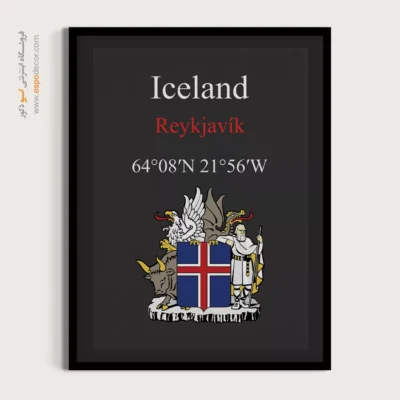 تابلو نماد های کشورهای جهان - اسپو دکور