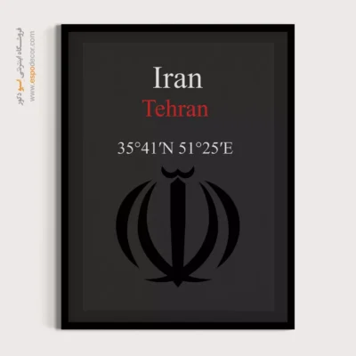 تابلو نماد های کشورهای جهان - اسپو دکور