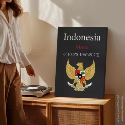 تابلو نماد های کشورهای جهان - اسپو دکور