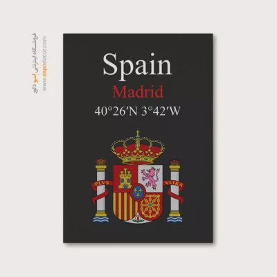 تابلو نماد های کشورهای جهان - اسپو دکور