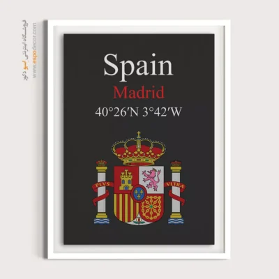 تابلو نماد های کشورهای جهان - اسپو دکور