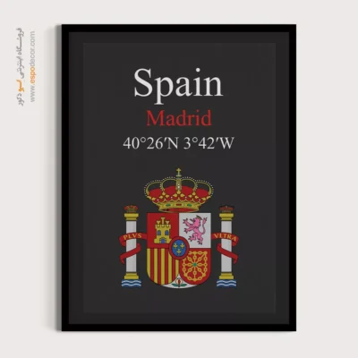 تابلو نماد های کشورهای جهان - اسپو دکور