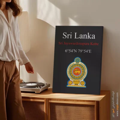 تابلو نماد های کشورهای جهان - اسپو دکور