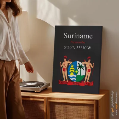 تابلو نماد های کشورهای جهان - اسپو دکور