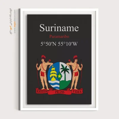 تابلو نماد های کشورهای جهان - اسپو دکور