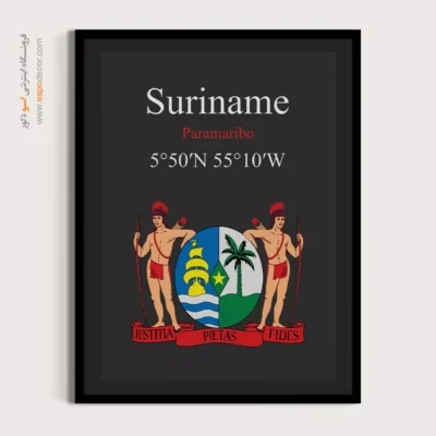 تابلو نماد های کشورهای جهان - اسپو دکور