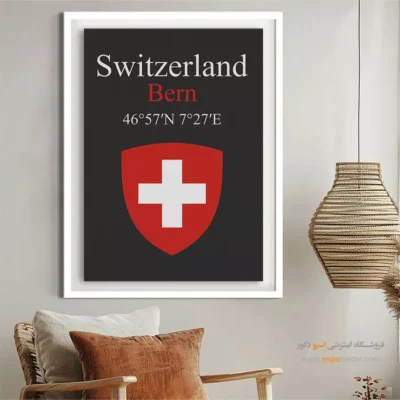 تابلو نماد های کشورهای جهان - اسپو دکور