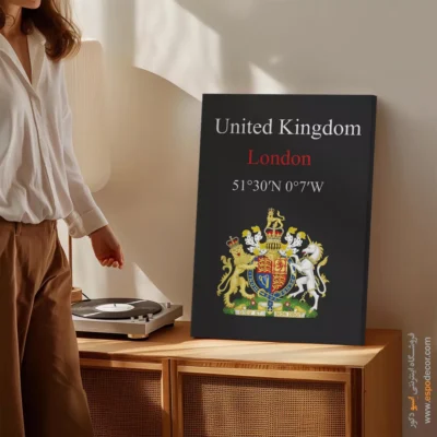 تابلو نماد های کشورهای جهان - اسپو دکور