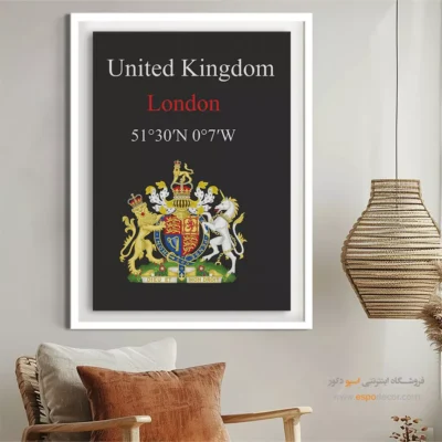 تابلو نماد های کشورهای جهان - اسپو دکور