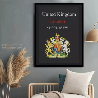 تابلو نماد های کشورهای جهان - اسپو دکور