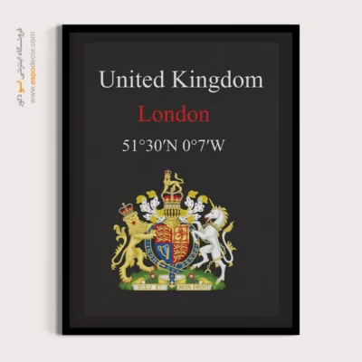 تابلو نماد های کشورهای جهان - اسپو دکور