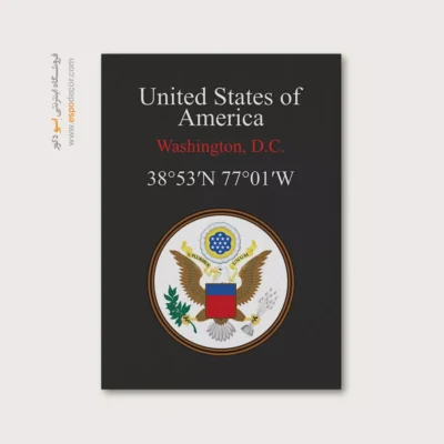 تابلو نماد های کشورهای جهان - اسپو دکور