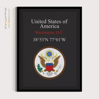 تابلو نماد های کشورهای جهان - اسپو دکور