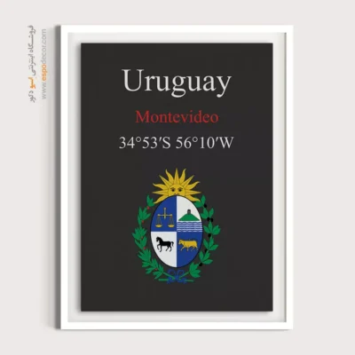 تابلو نماد های کشورهای جهان - اسپو دکور