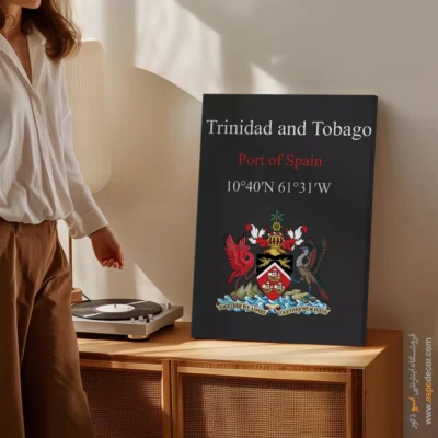 تابلو نماد های کشورهای جهان - اسپو دکور