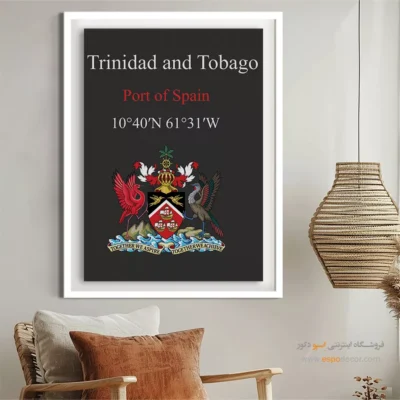 تابلو نماد های کشورهای جهان - اسپو دکور