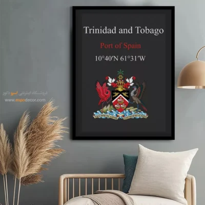 تابلو نماد های کشورهای جهان - اسپو دکور