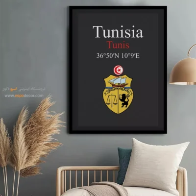 تابلو نماد های کشورهای جهان - اسپو دکور