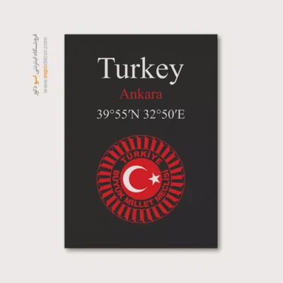 تابلو نماد های کشورهای جهان - اسپو دکور