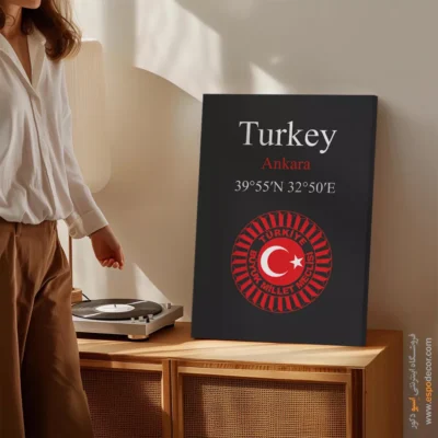 تابلو نماد های کشورهای جهان - اسپو دکور