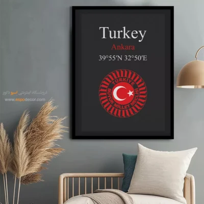 تابلو نماد های کشورهای جهان - اسپو دکور