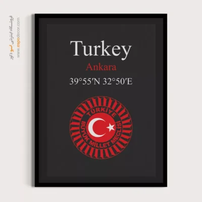 تابلو نماد های کشورهای جهان - اسپو دکور