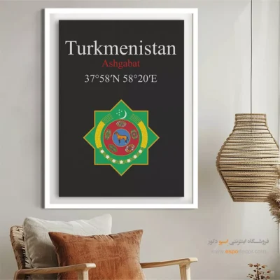 تابلو نماد های کشورهای جهان - اسپو دکور