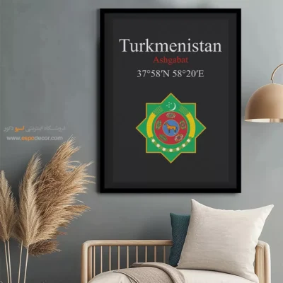 تابلو نماد های کشورهای جهان - اسپو دکور