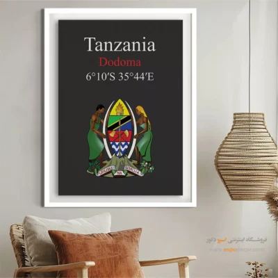 تابلو نماد های کشورهای جهان - اسپو دکور