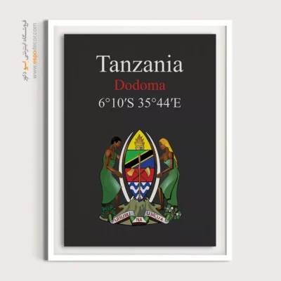 تابلو نماد های کشورهای جهان - اسپو دکور