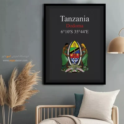 تابلو نماد های کشورهای جهان - اسپو دکور