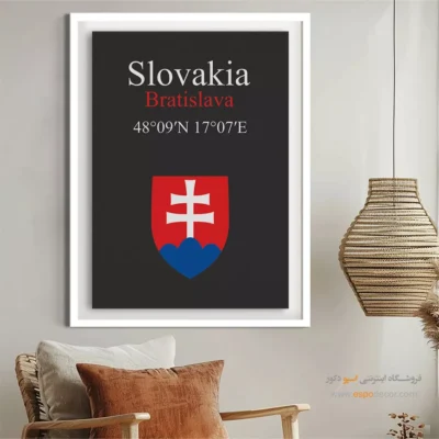 تابلو نماد های کشورهای جهان - اسپو دکور