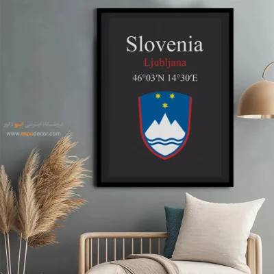 تابلو نماد های کشورهای جهان - اسپو دکور