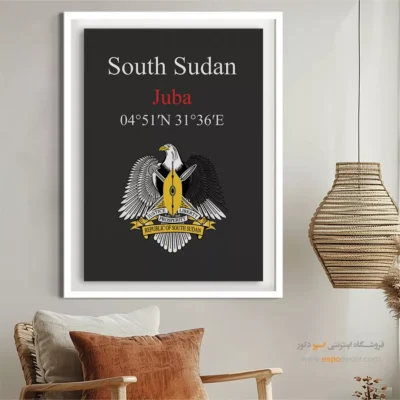 تابلو نماد های کشورهای جهان - اسپو دکور